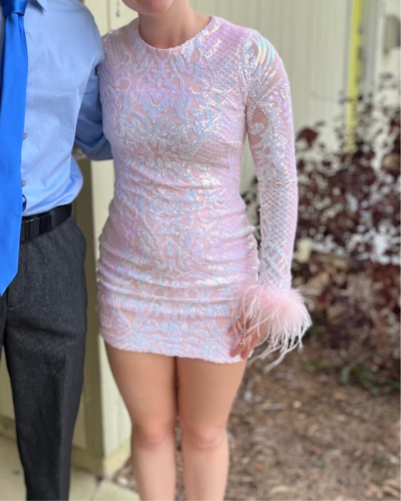 Iridescent Sequin Mini Dress - Image 2