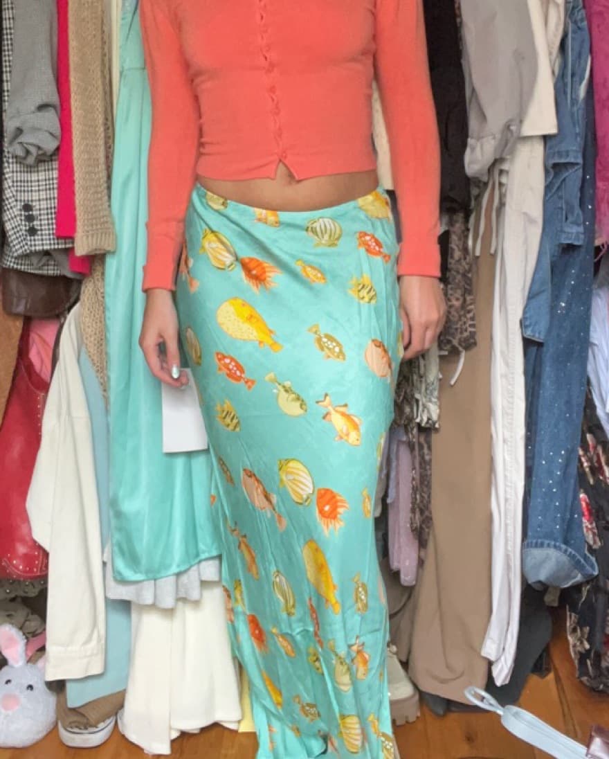 Never Fully Dressed Fish Pattern Skirt - Image 3