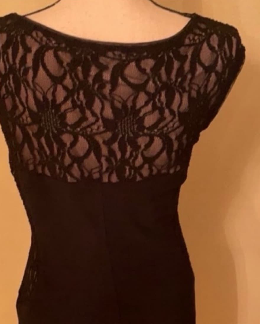 Black Lace Ralph Lauren Dress - Image 2