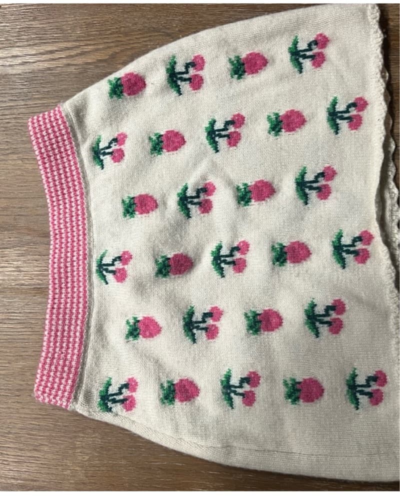 Love Shack Fancy Mini Wool Skirt - Image 4