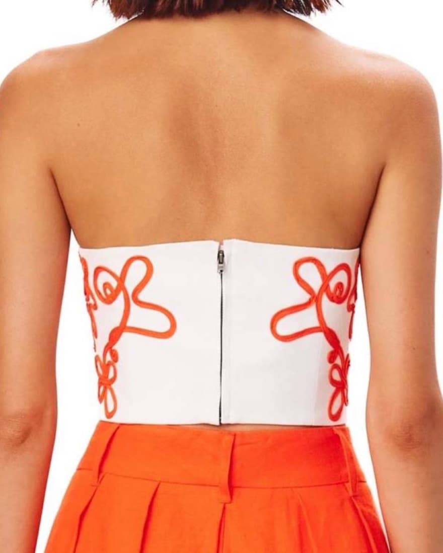 Mara Hoffman - Lena Strapless Crop Top - Image 2