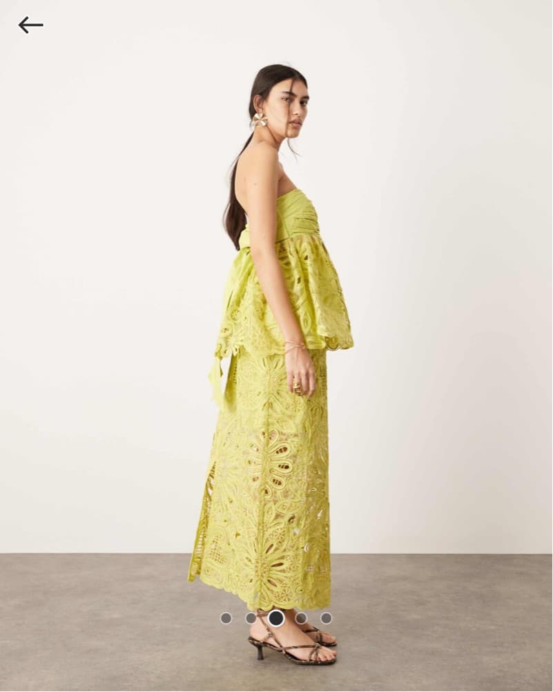 ASOS Floral Cornelli Column Midi Skirt  - Image 4