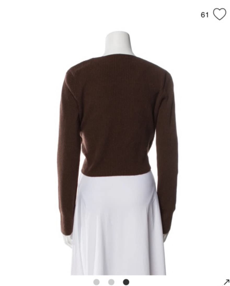 Reformation Cashmere Tie Sweater/top  - Image 2