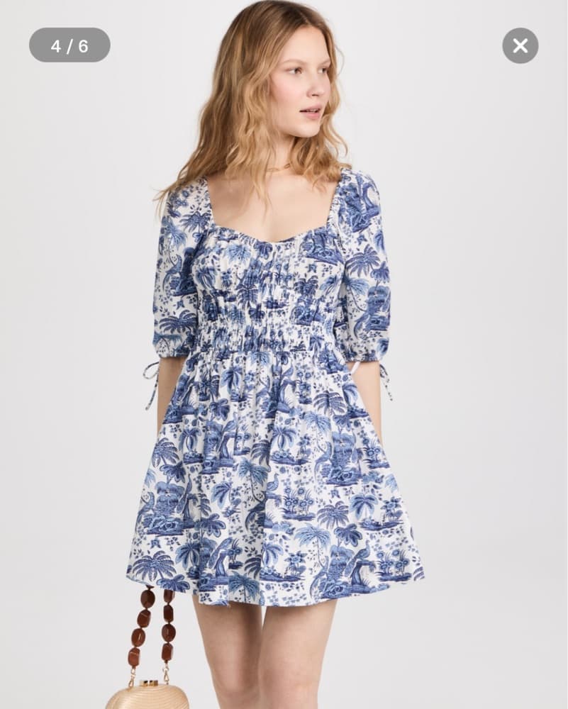 Staud Toile Mini Dress - Image 5