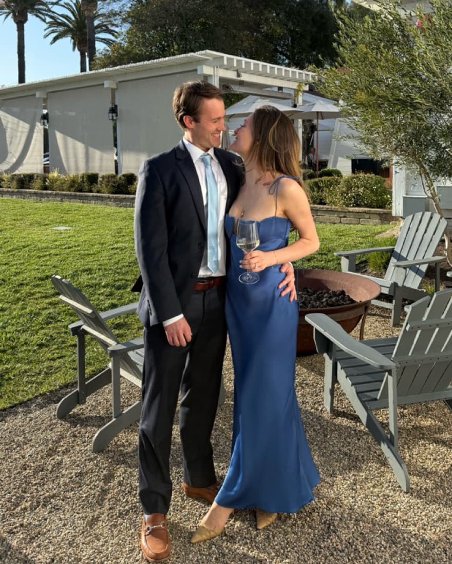 Anna October Blue Tulip Gown - Image 3