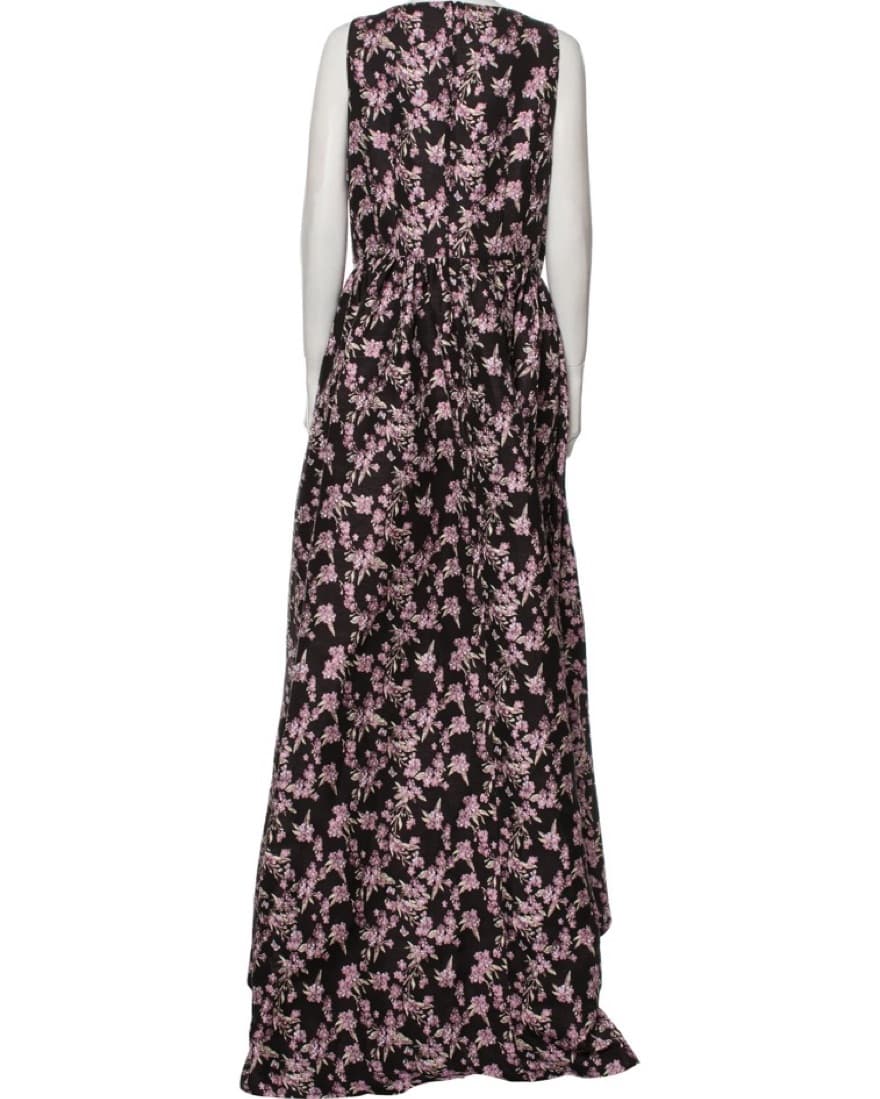 Zac Zac Posen High Low Jacquard Gown - Image 3