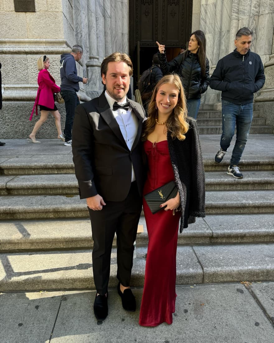 Jcrew x Anna October Red Gown - Image 3