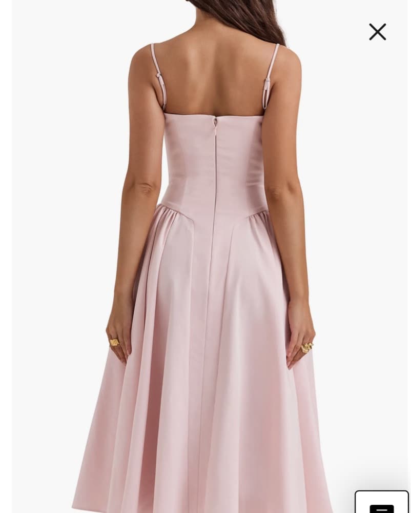 House Of CB Baby Pink Samaria Dress - Image 3