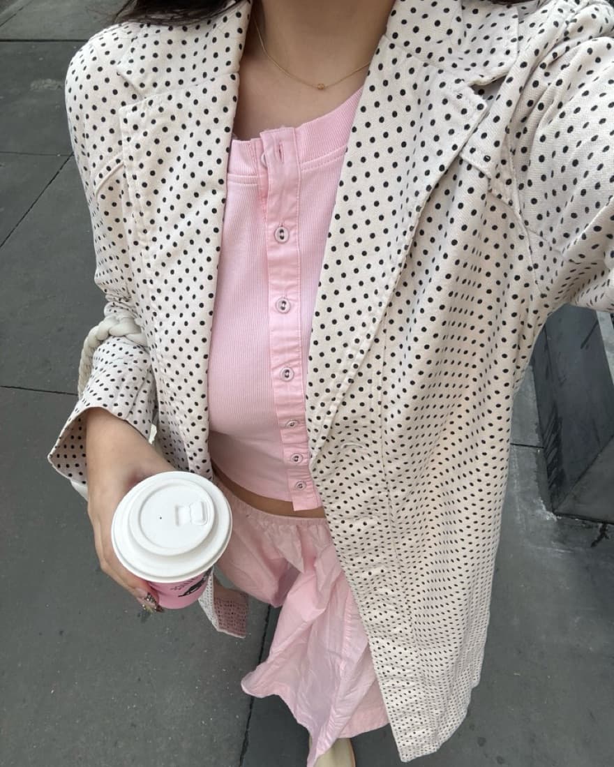 Polka Dot Trench - Image 1