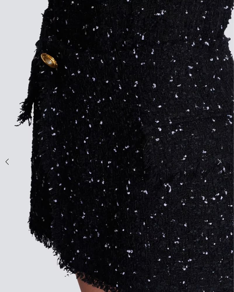 Balmain SS25 Tweed Skirt 34 size - Image 3