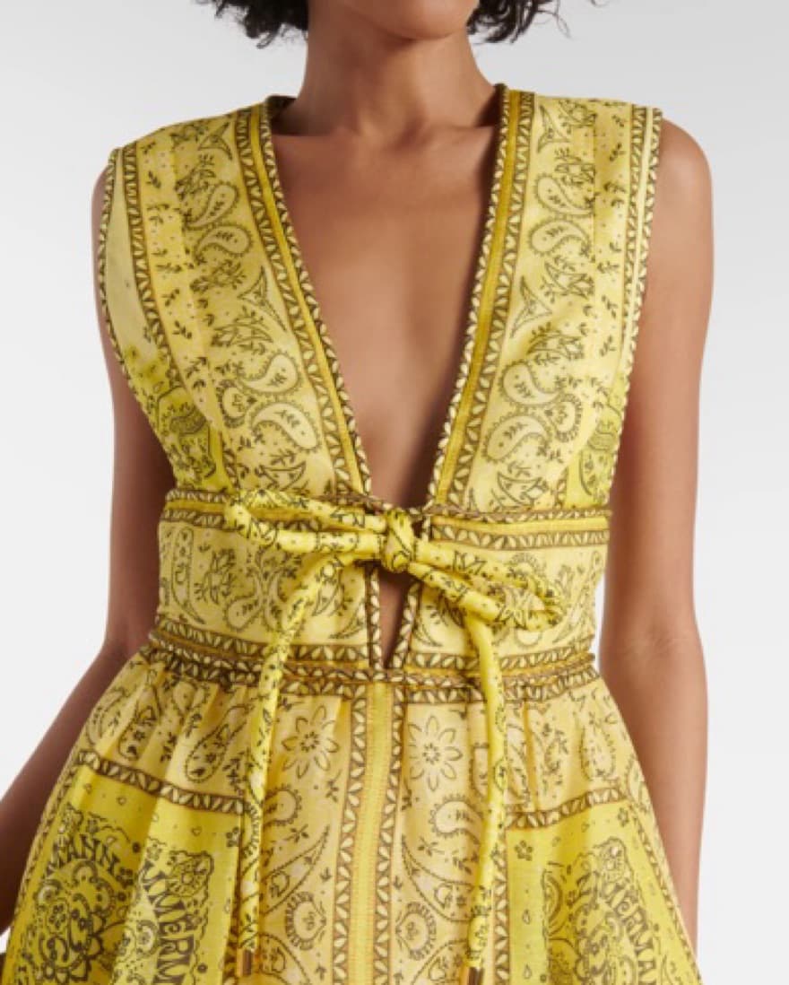 Zimmermann Bandana Gown Sz 0 - Image 5