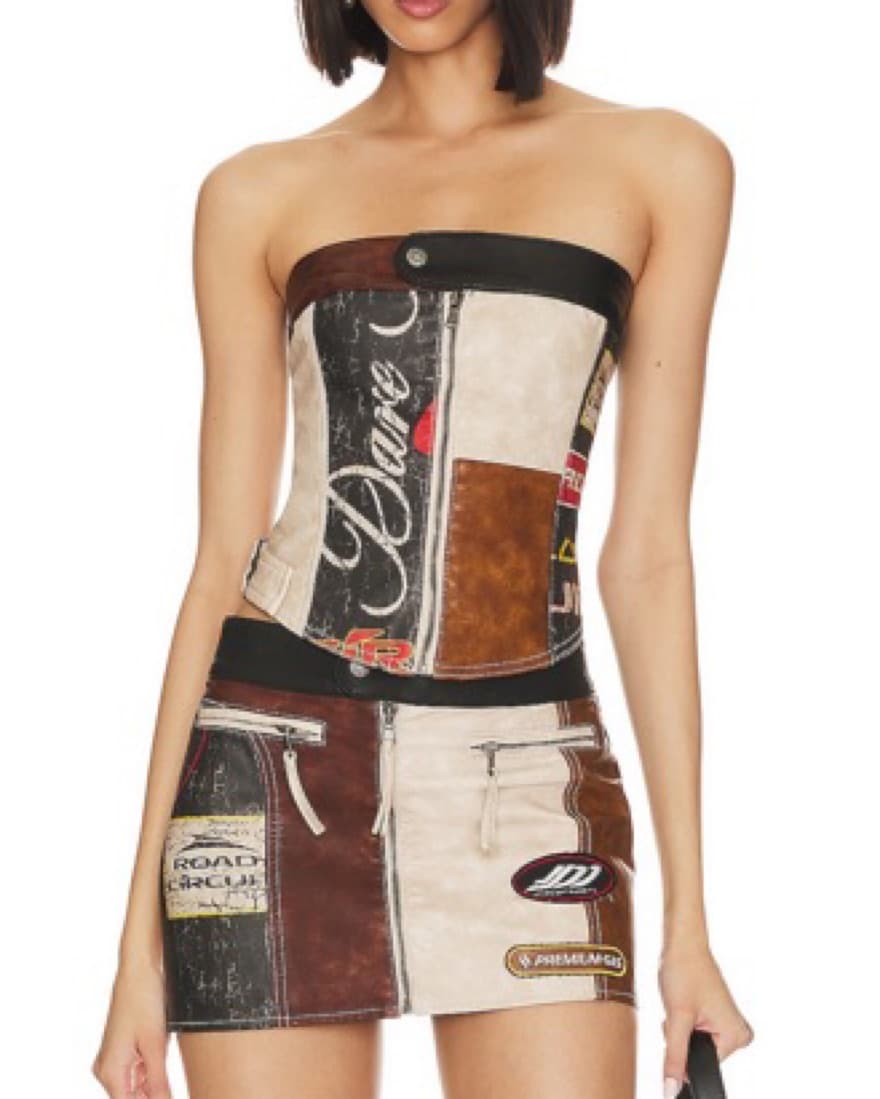 Leather Corset & Skirt  - Image 4