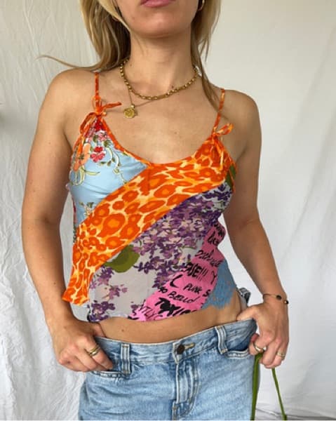 Vintage moschino Silk Top - Image 1