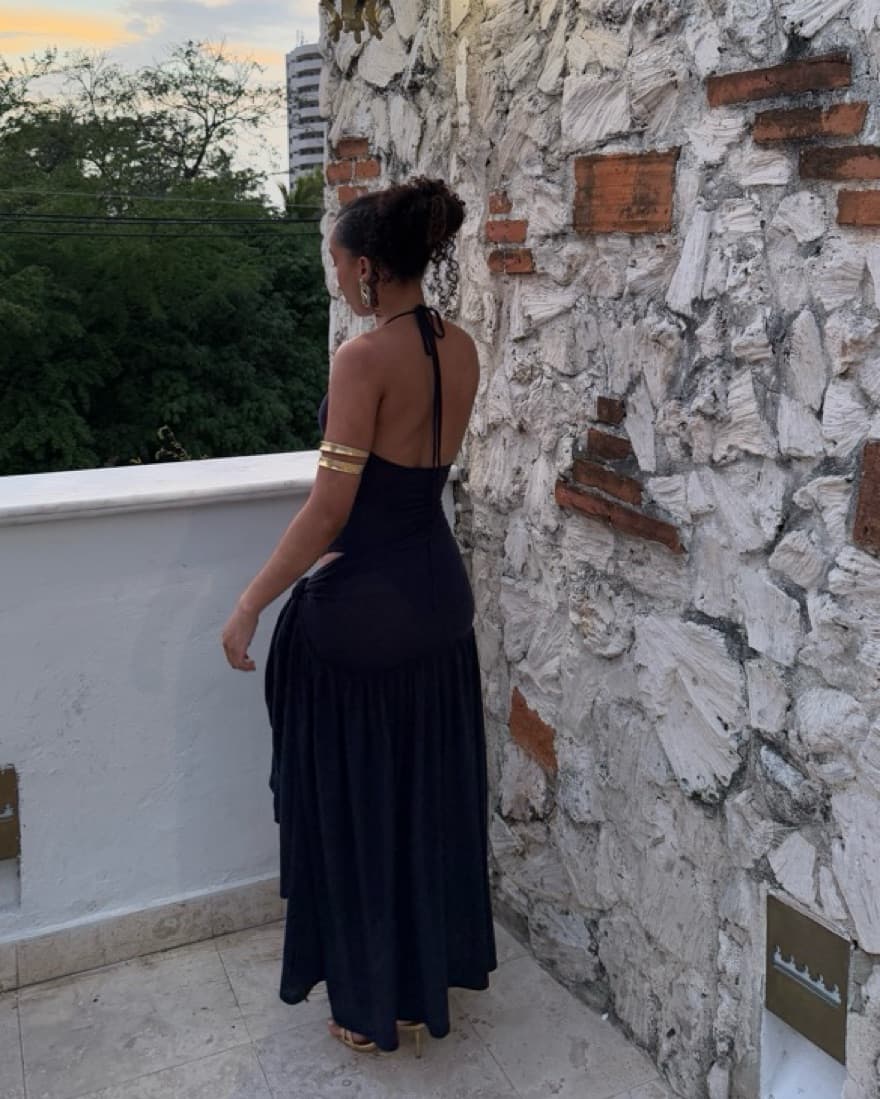 ATACAMA KNIT DRESS - DEEP SPACE - Image 3