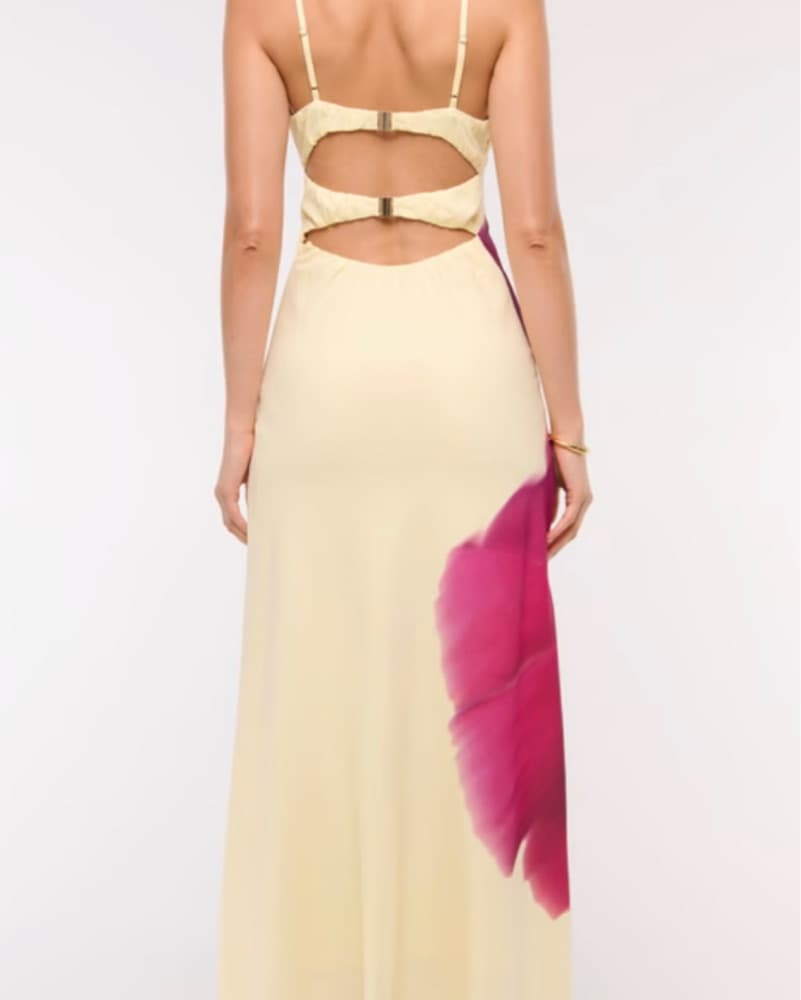 The A&F Julia Slip Cutout Maxi Dress - Image 4