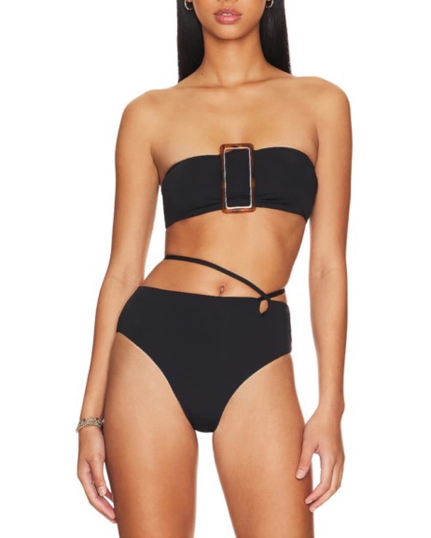 WeWoreWhat Buckle Bandeau Bikini  - Image 1