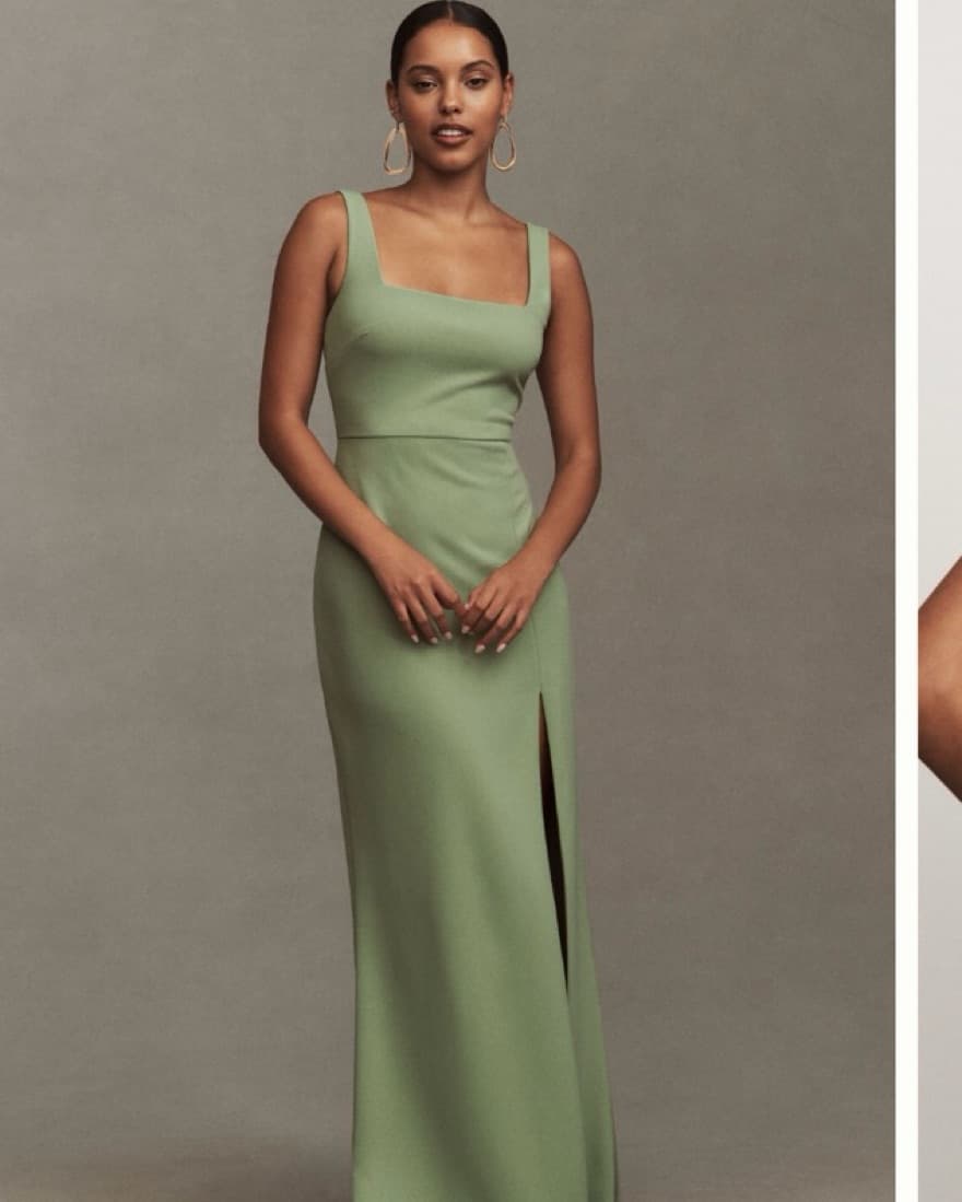 BHLDN Black Blake Square-Neck Maxi Dress - Image 4