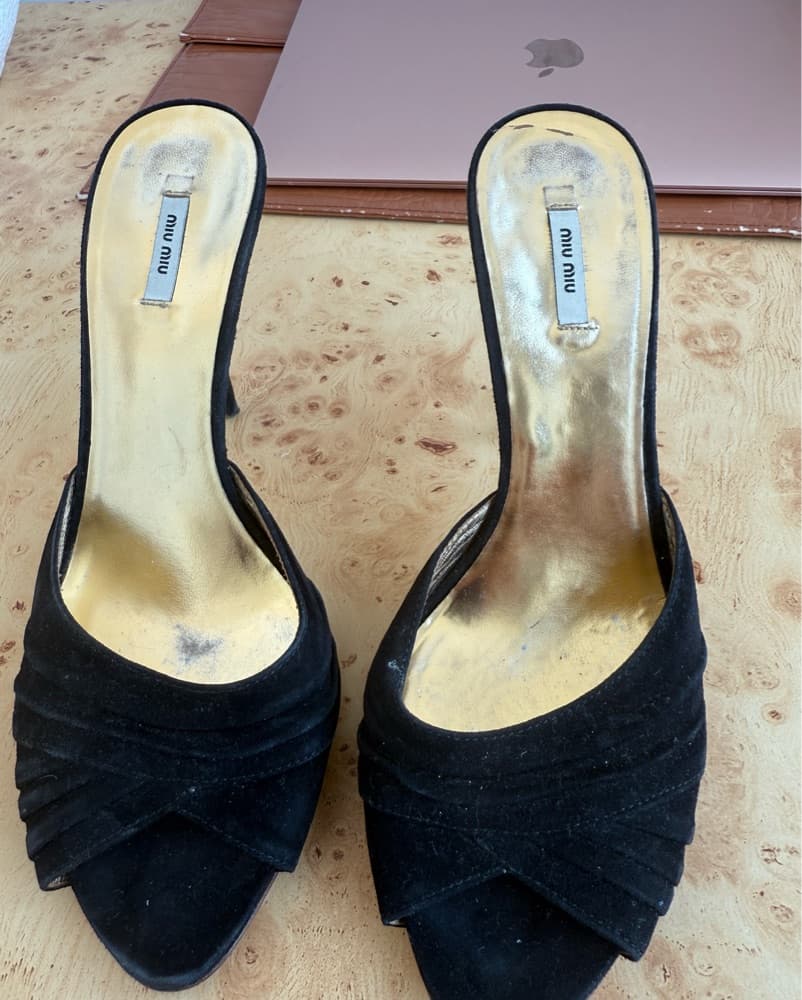 Velvet Miu Miu Heels - Image 2