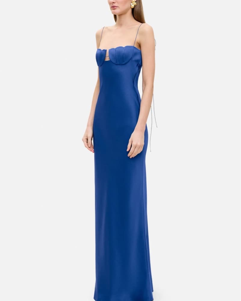 Anna October blue Silk Dress  - Image 2