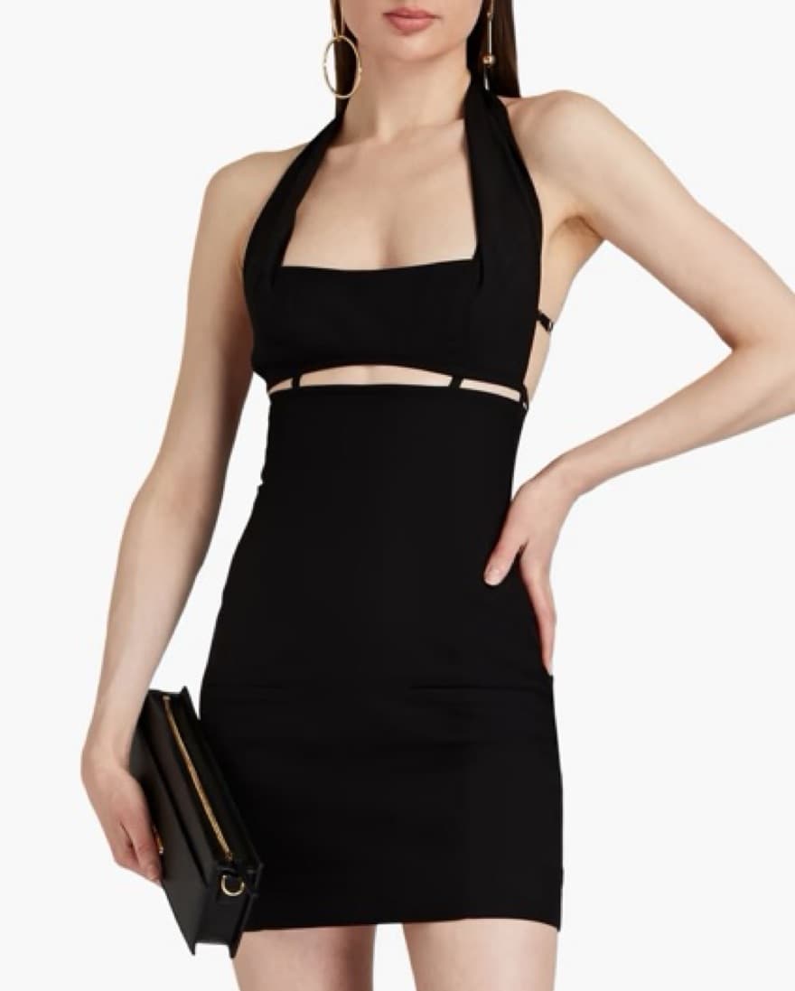 JACQUEMUS cutout halter Dress  - Image 2