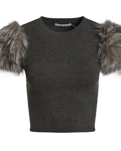 Alice + Olivia Fur Sweater  - Image 2