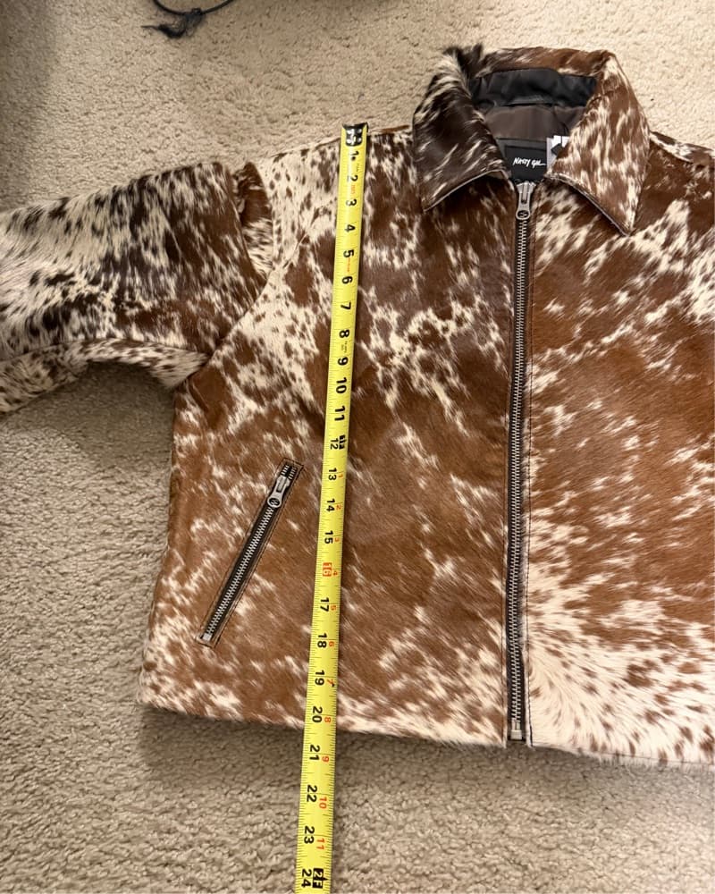 Cow Hide Leather Jacket  - Image 3