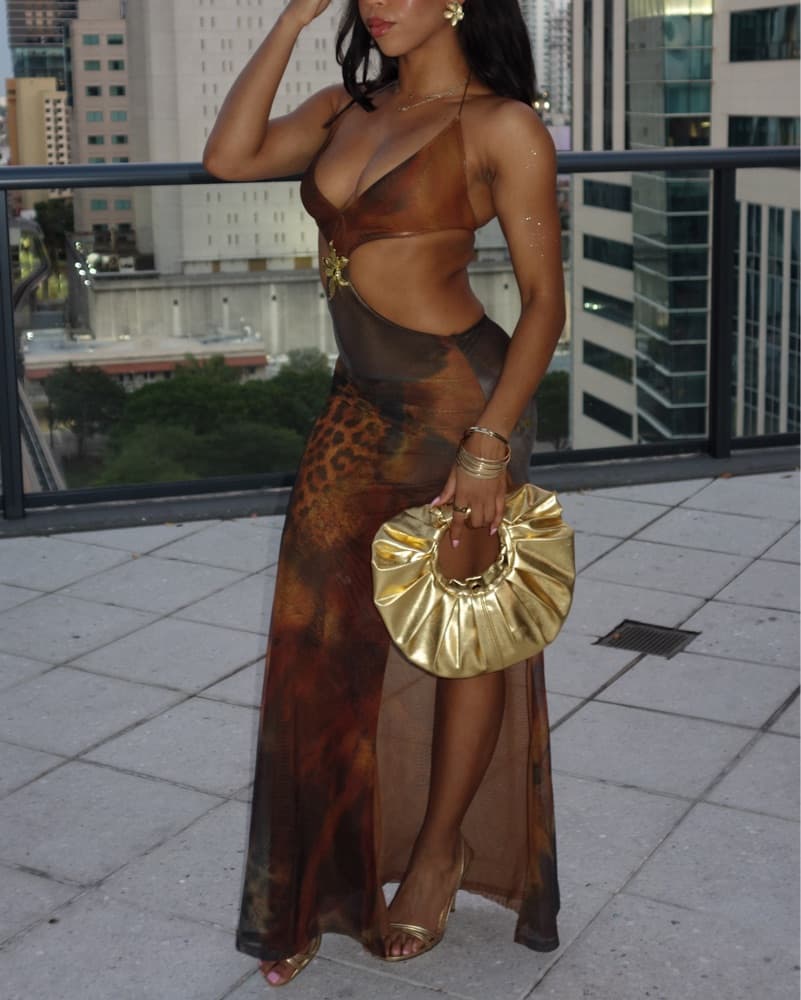 Jaded London Multicolor Backless Dress - Image 5