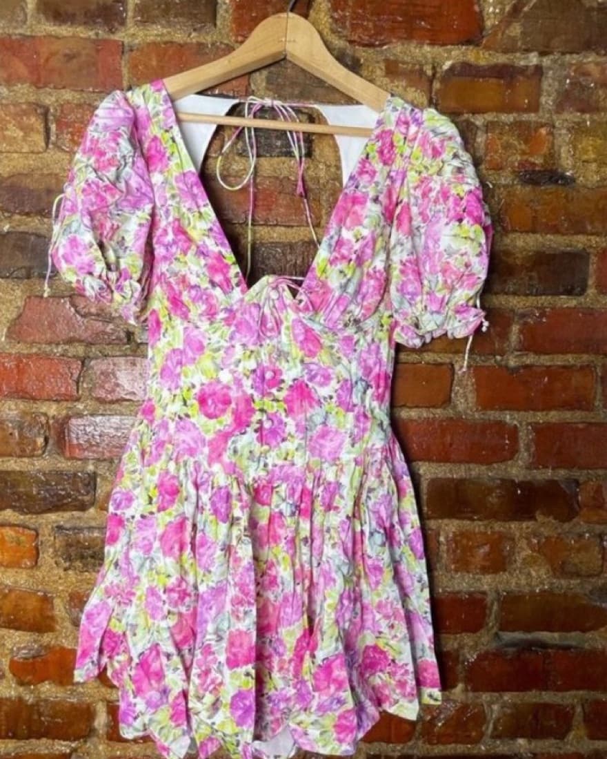 Floral mini dress - Image 1