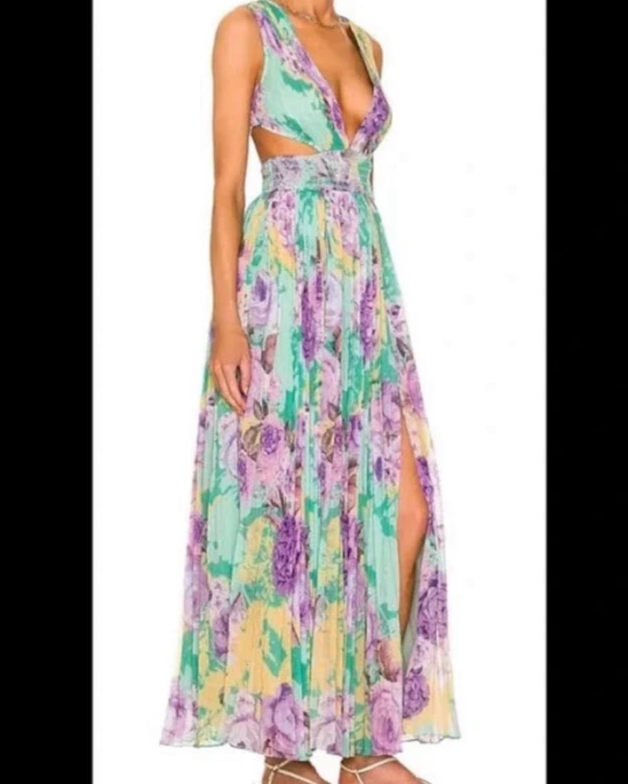 Rococo Sand Ivy Floral Dress - Image 4