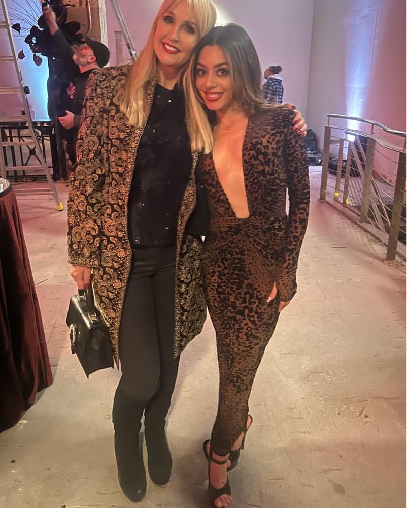 Alex Perry Cheetah Plunge Dress - Image 6