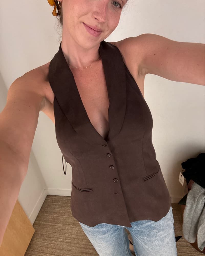 Brown Reformation Top  - Image 2