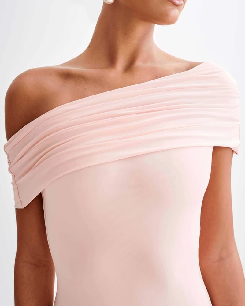 Cassandra Off The Shoulder Slinky dress - Image 2