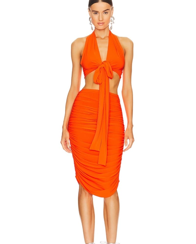 Norma Kamali Halter Wrap Set  - Image 1