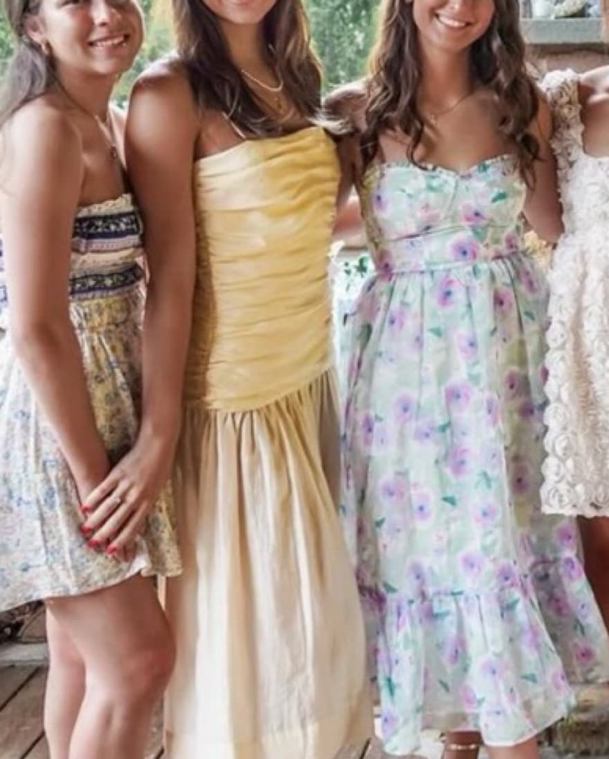 Gorgeous Yellow Ruffle Midi Dress  - Image 2