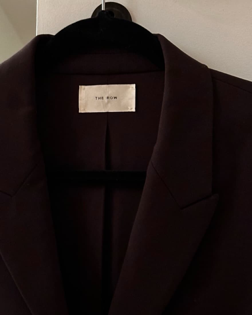 The Row Hilo Chocolate Brown Blazer - Image 4