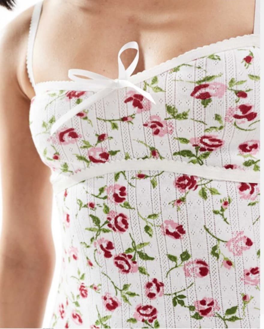 Floral Mini Dress - Image 3