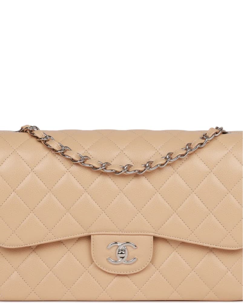 Rare Chanel Jumbo Caviar Flap Bag - Image 1