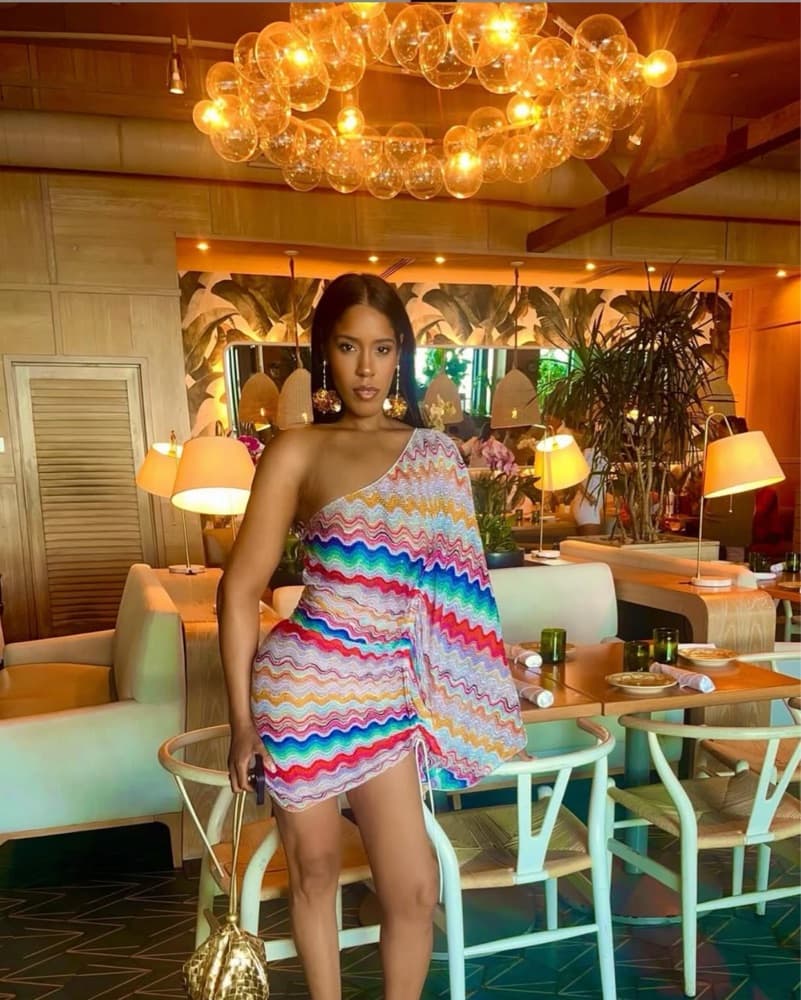 Missoni One Sleeve Mini Dress - Image 1