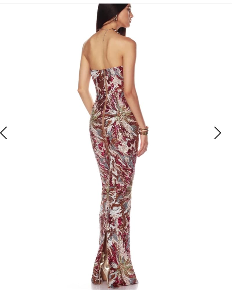 Bronx And Banco Fuchsia Multi Maxi Dress - Image 1