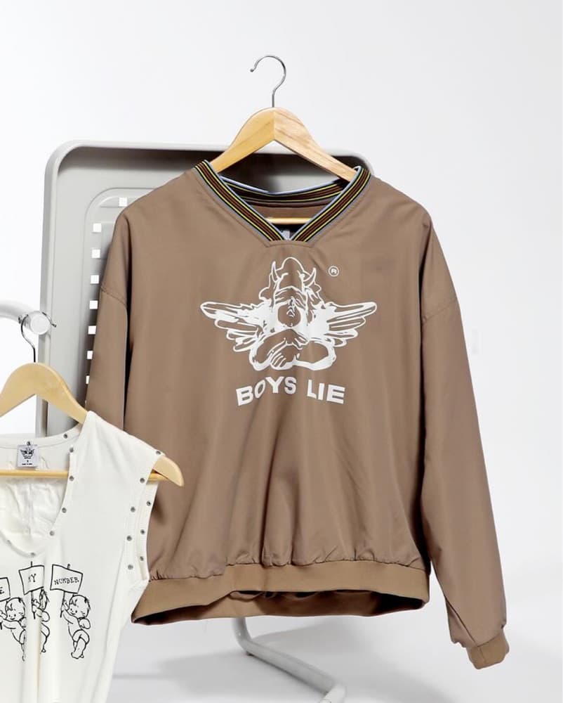 Boys Lie Graphic Pullover - Image 2