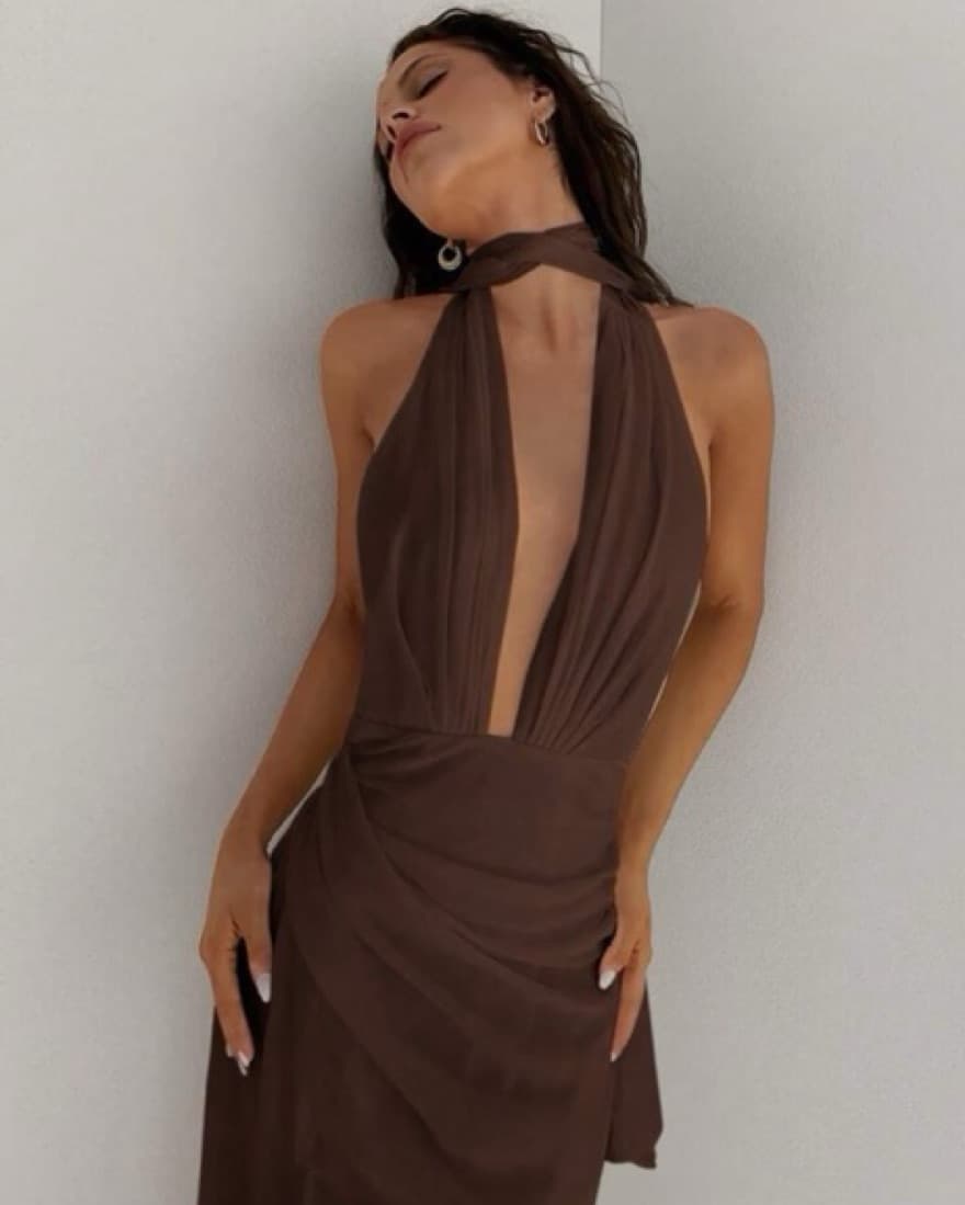 Deep V Formal Dress  - Image 3