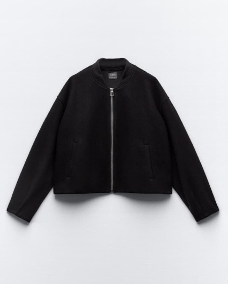 Zara Soft Bomber Jacket - Image 1
