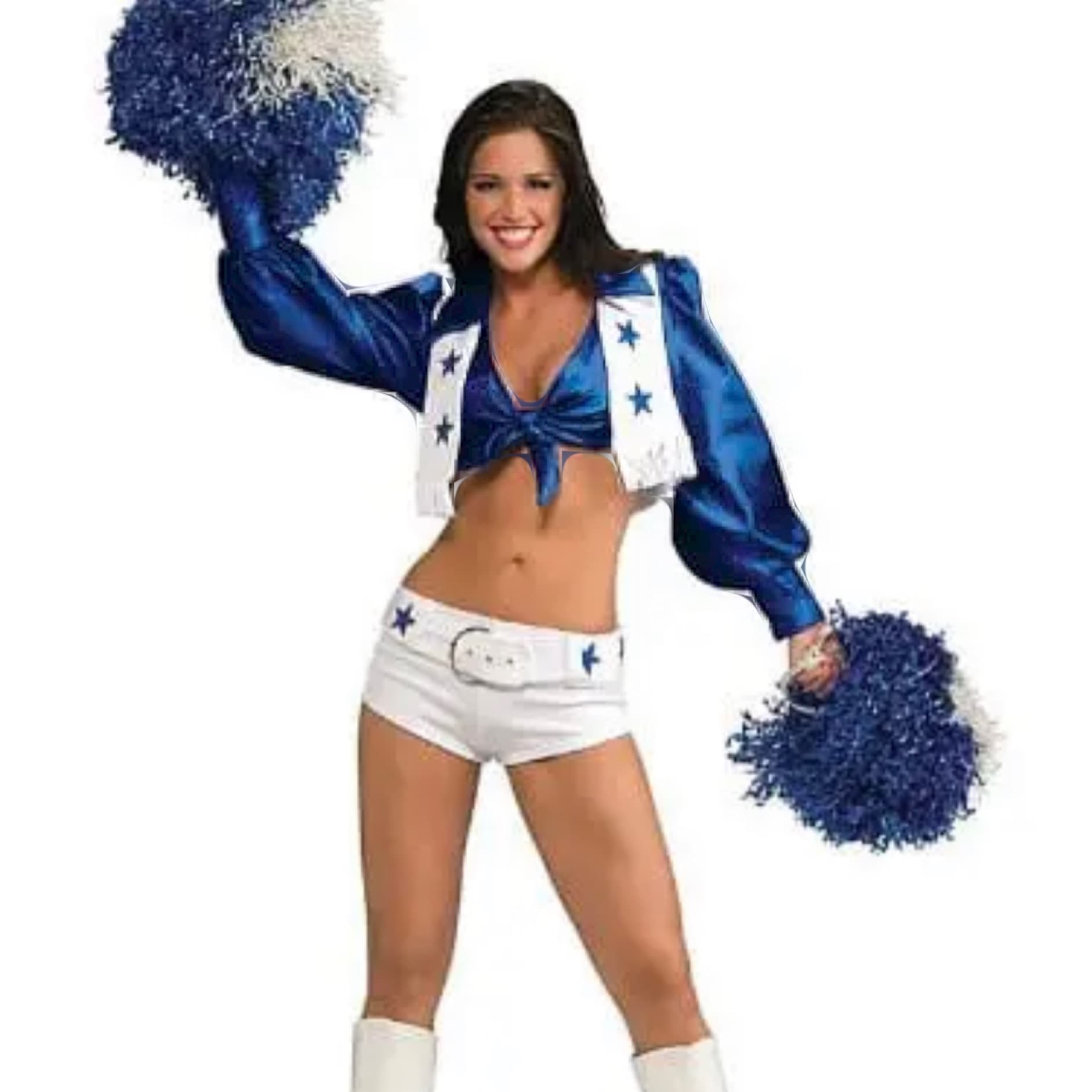 Dallas Cowboy Cheerleader Costume  - Image 1