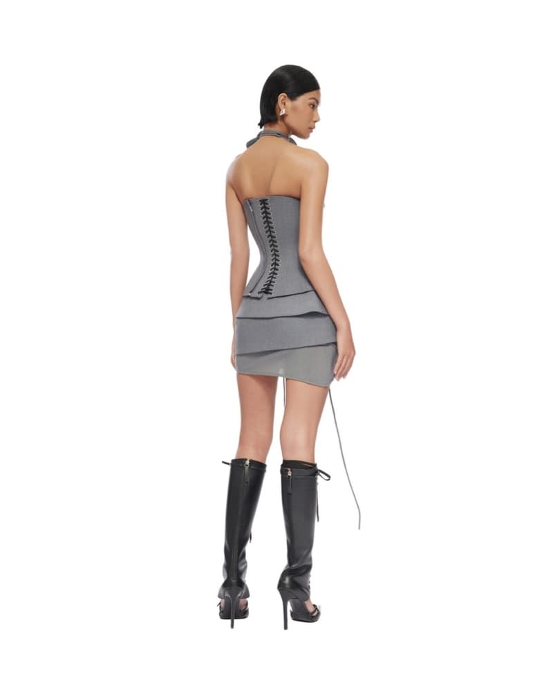 Gray Corset Fanci Club - Image 2
