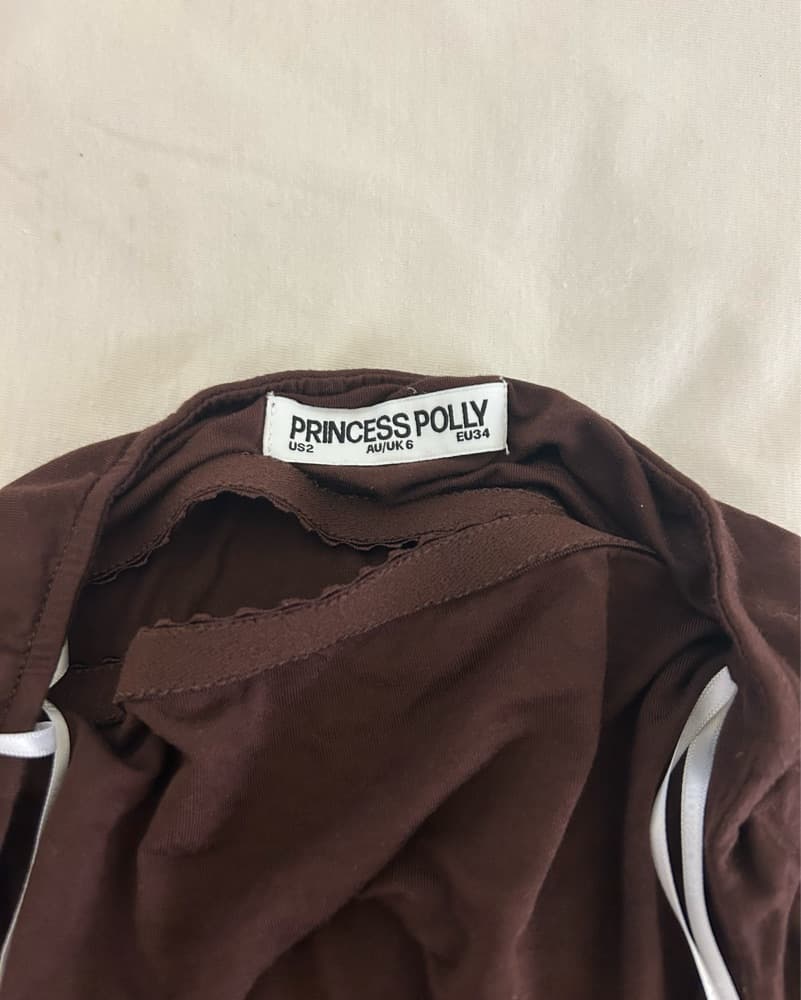 Brown Princess Polly Top - Image 3