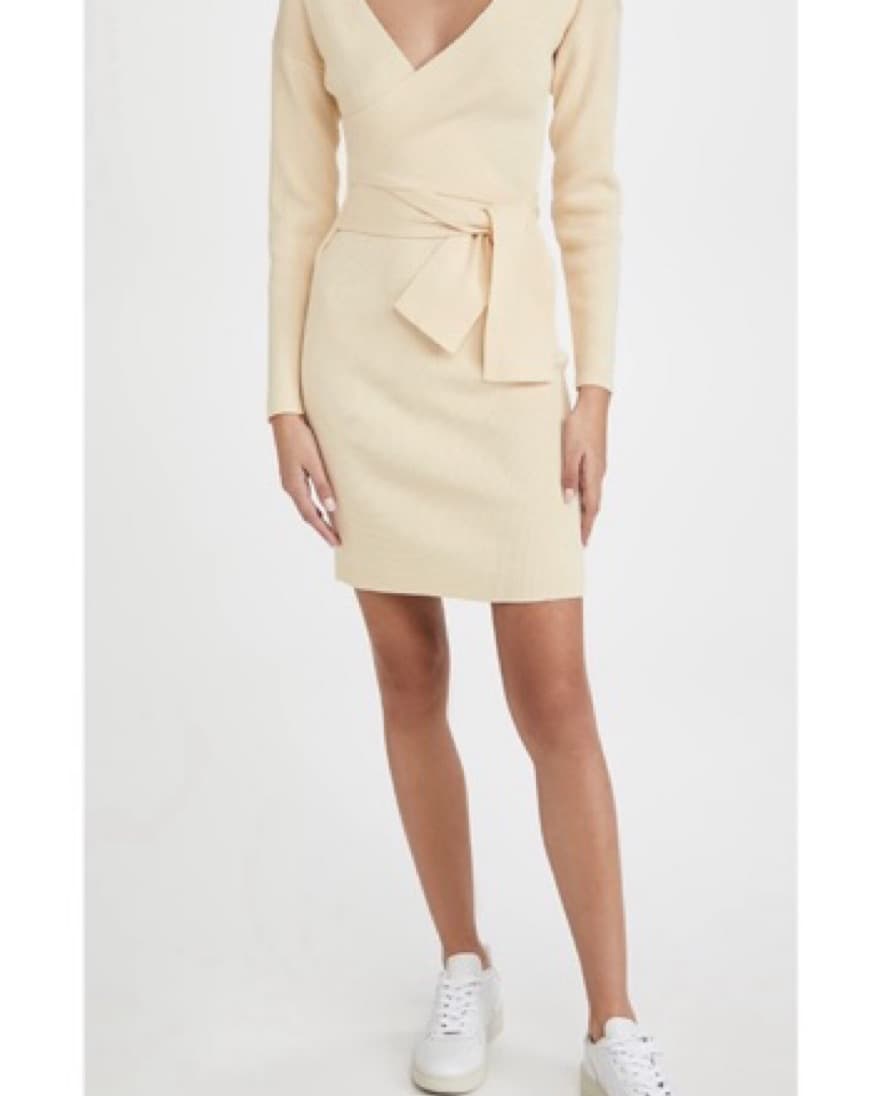 Line And Dot Emma Wrap Sweater Dress - Image 1