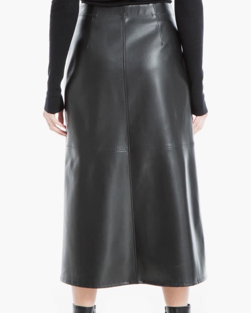 MaxStudio Faux Leather Skirt  - Image 2