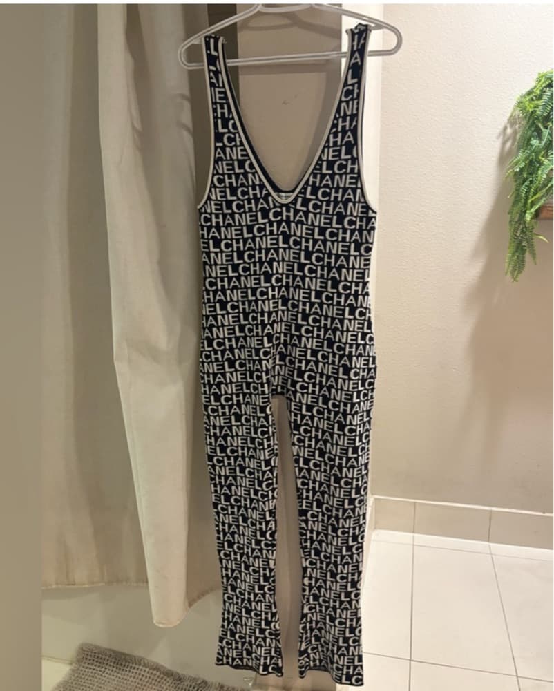 Vintage chanel Knit Jumpsuit - Small  - Image 1