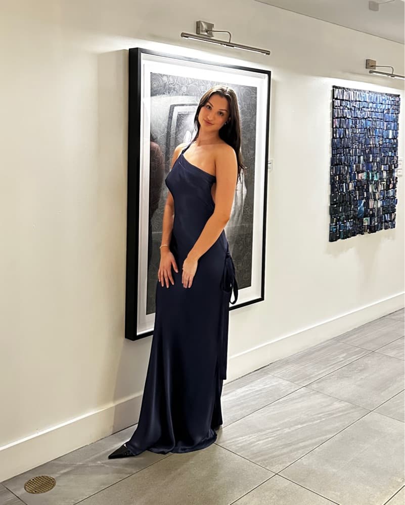 Arcina Ori Navy Monique Dress - Image 3