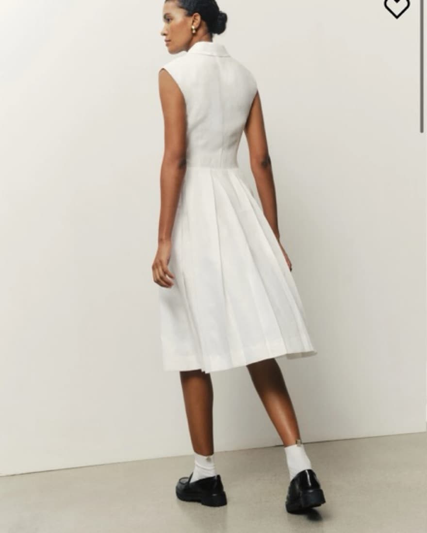 Reformation Prim Linen Dress - Image 3